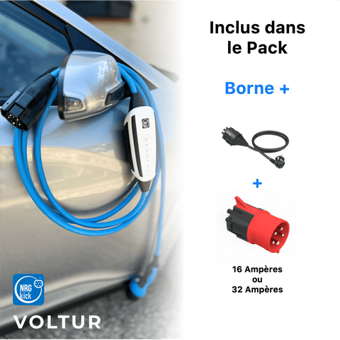 PACK 2 PRO : Borne Triphasé Amovible